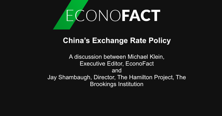 China’s Exchange Rate Policy (VIDEO)
