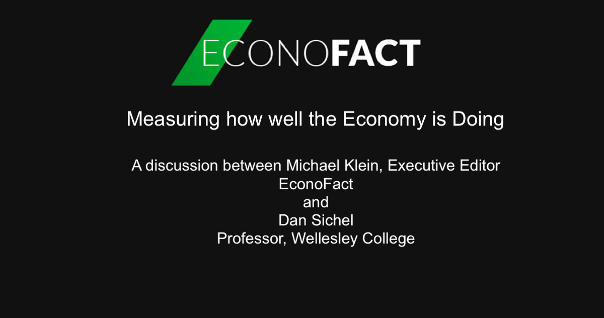 Measuring How Well the Economy is Doing (VIDEO)